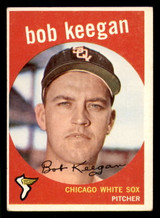 1959 Topps #86 Bob Keegan UER VG-EX 