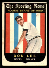 1959 Topps #132 Don Lee Very Good 