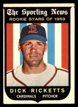 1959 Topps #137 Dick Ricketts Miscut RC Rookie Cardinals ID:391706 1959 Topps #137 Dick Ricketts Miscut RC Rookie Cardinals ID:391706