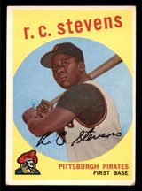 1959 Topps #282 R.C. Stevens UER Very Good ID: 391844 1959 Topps #282 R.C. Stevens UER Very Good ID: 391844