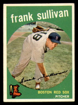 1959 Topps #323 Frank Sullivan Excellent  ID: 391885