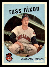 1959 Topps #344 Russ Nixon Excellent  ID: 391905