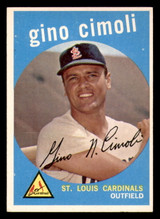 1959 Topps #418 Gino Cimoli Very Good ID: 391977 1959 Topps #418 Gino Cimoli Very Good ID: 391977