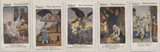 c1910's Piedmont Cigarettes T333 Fairy Tale Stamps Arabian Night Set 5  #*sku35516