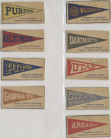 c1920's College Pennants Tobacco Cards Lot 9  #*sku35580