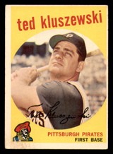 1959 Topps #35 Ted Kluszewski Writing on Back Pirates ID:392057