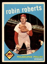 1959 Topps #352 Robin Roberts Writing on Back Phillies ID:392078 1959 Topps #352 Robin Roberts Writing on Back Phillies ID:392078