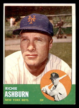 1963 Topps #135 Richie Ashburn Very Good  ID: 392298