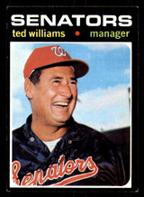 1971 Topps #380 Ted Williams MG Ex-Mint ID: 392618 1971 Topps #380 Ted Williams MG Ex-Mint ID: 392618