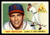 1955 Topps #55 Rip Repulski UER Very Good ID: 393010 1955 Topps #55 Rip Repulski UER Very Good ID: 393010