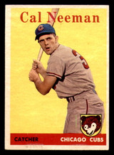 1958 Topps #33 Cal Neeman Excellent+ White Letters 