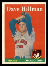 1958 Topps #41 Dave Hillman Excellent+  ID: 393068