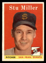 1958 Topps #111 Stu Miller Excellent 