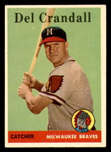 1958 Topps #390 Del Crandall Excellent ID: 393278 1958 Topps #390 Del Crandall Excellent ID: 393278