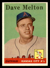 1958 Topps #391 Dave Melton Ex-Mint RC Rookie 1958 Topps #391 Dave Melton Ex-Mint RC Rookie