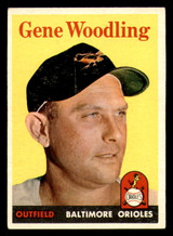 1958 Topps #398 Gene Woodling Excellent  ID: 393287