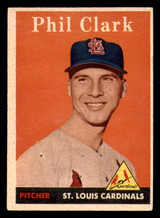 1958 Topps #423 Phil Clark Excellent RC Rookie 1958 Topps #423 Phil Clark Excellent RC Rookie
