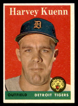 1958 Topps #434 Harvey Kuenn Ex-Mint 1958 Topps #434 Harvey Kuenn Ex-Mint