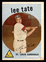 1959 Topps #544 Lee Tate VG-EX RC Rookie 