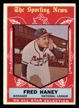 1959 Topps #551 Fred Haney MG AS Excellent+  ID: 393466