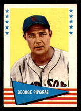 1961 Fleer #134 George Pipgras VG-EX 