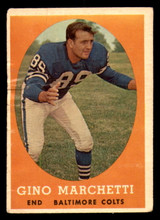 1958 Topps #16 Gino Marchetti Poor ID: 394405 1958 Topps #16 Gino Marchetti Poor ID: 394405