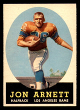 1958 Topps #20 Jon Arnett Excellent+ RC Rookie ID: 394407 1958 Topps #20 Jon Arnett Excellent+ RC Rookie ID: 394407