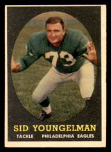 1958 Topps #24 Sid Youngelman UER Excellent+  ID: 394411