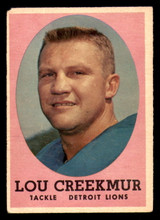 1958 Topps #81 Lou Creekmur VG-EX  ID: 394416