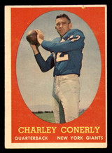 1958 Topps #84 Charley Conerly Excellent+ ID: 394419 1958 Topps #84 Charley Conerly Excellent+ ID: 394419