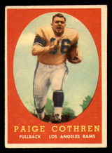 1958 Topps #92 Paige Cothren Excellent+  ID: 394422