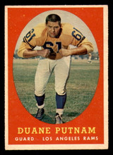 1958 Topps #55 Duane Putnam Excellent+ ID: 394453 1958 Topps #55 Duane Putnam Excellent+ ID: 394453