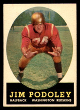 1958 Topps #121 Jim Podoley UER Excellent+ ID: 394485 1958 Topps #121 Jim Podoley UER Excellent+ ID: 394485
