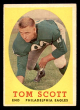 1958 Topps #125 Tom Scott Excellent  ID: 394487