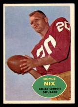 1960 Topps #39 Doyle Nix Ex-Mint RC Rookie  ID: 394529