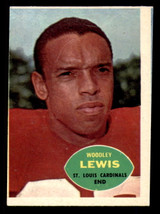 1960 Topps #107 Woodley Lewis Miscut Cardinals ID:394598