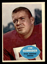 1960 Topps #128 Jim Schrader Excellent+  ID: 394617