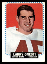 1964 Topps #81 Larry Onesti Miscut RC Rookie Oilers ID:394631