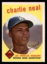 1959 Topps #427 Charlie Neal Excellent+  ID: 394719