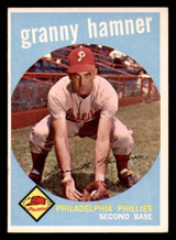 1959 Topps #436 Granny Hamner Very Good  ID: 394728