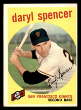 1959 Topps #443 Daryl Spencer Excellent+  ID: 394735