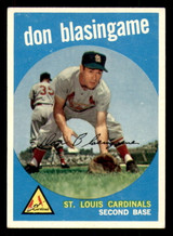 1959 Topps #491 Don Blasingame Excellent+  ID: 394780