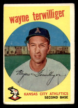 1959 Topps #496 Wayne Terwilliger UER Very Good  ID: 394785