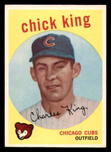 1959 Topps #538 Chick King Excellent+ High Number 