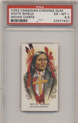 1930 V253 Canadian Indian Chiefs White Shield  PSA 6.5 EX-MT+  #*sku35694