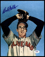 Bob Feller 8 x 10 Photo Signed Auto PSA/DNA Authenticated Indians ID: 395366