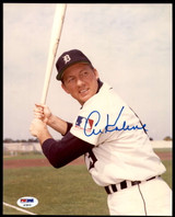 Al Kaline 8 x 10 Photo Signed Auto PSA/DNA Authenticated Tigers ID: 395459