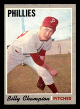 1970 O-Pee-Chee #149 Billy Champion Excellent+ OPC 1970 O-Pee-Chee #149 Billy Champion Excellent+ OPC