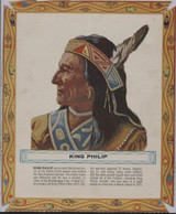 1963 F273-7b Famous Indians Chiefs Portraits  King Philip  #*sku35845