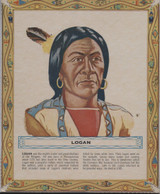 1963 F273-7b Famous Indians Chiefs Portraits  Logan  #*sku35846